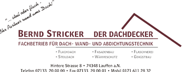 Logo der Firma Bernd Stricker