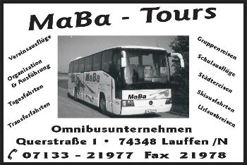 Logo der Firma MaBa Tours