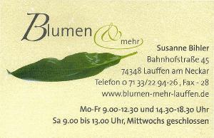 Logo der Firma Blumen & mehr