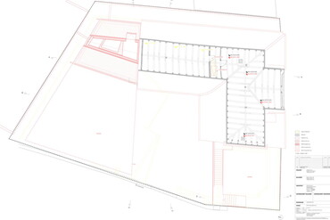 Planzeichnung des Dachausbaus im Hölderlinhaus