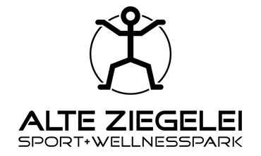 Logo des Sport- und Wellnessparkes mit Strichmännchen