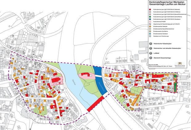 Denkmalpflegerischer Werteplan (Stand: September 2019)