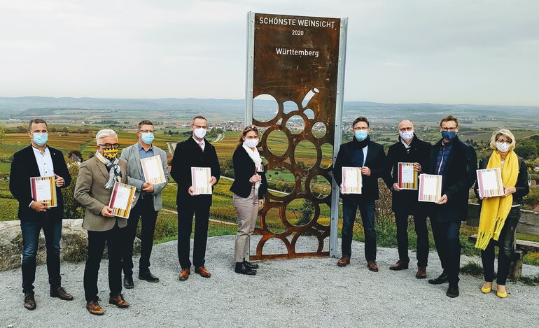 Urkundenverleihung an die Weinsüden.Weinorte im Heilbronner Land (Foto: Marian Kopp)