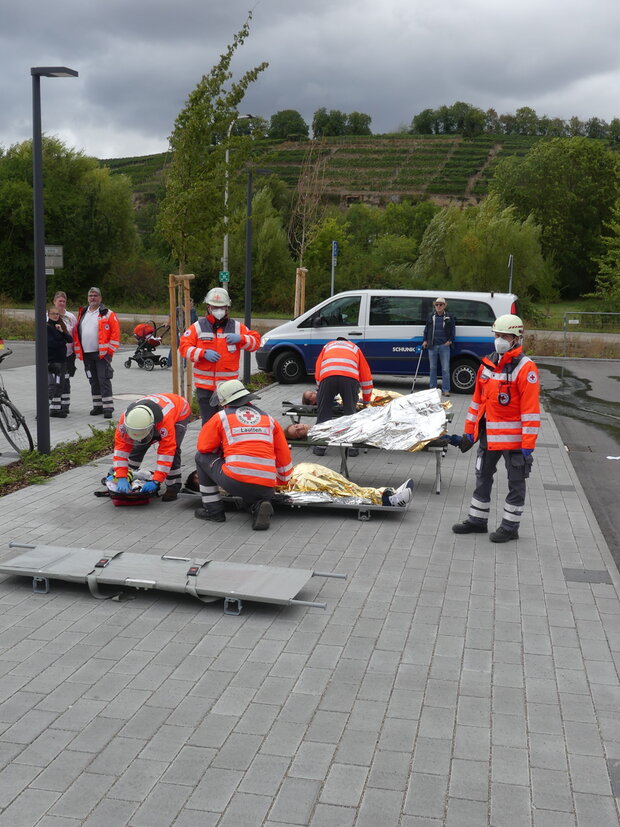 Jahreshauptübung der Freiwilligen FEuerwehr Lauffen a.N. am 10.09.2022