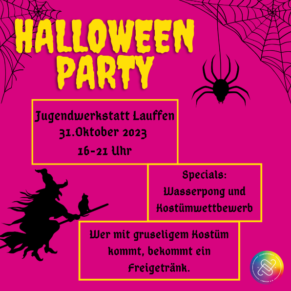 Halloweenparty in der Jugendwerkstatt