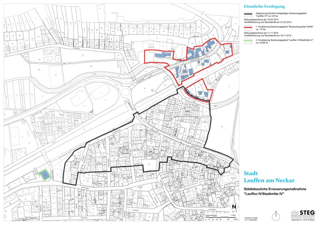 Förmliche Festlegung Sanierungsgebiet Stadtmitte IV