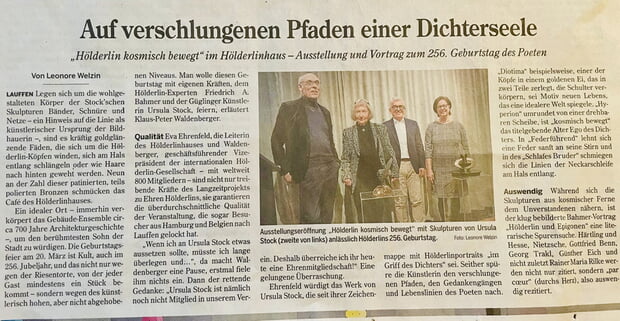 Artikel in der Heilbronner Stimme vom 25..3.2026