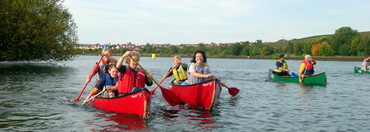 Kanutouren auf dem Neckar