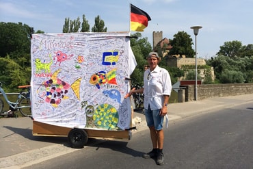 Diplom Pädagoge und Leiter des Abenteuerspielplatzes Hans Krauss