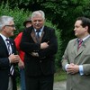Der Bürgermeister mit Landwirtschaftsminister Bonde 2012