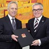 Verleihung der Ehrenbürgerwürde an Heinz-Dieter Schunk