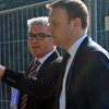 Der Bürgermeister im Gespräch mit Staatssekretär Ingo Rust 2012