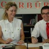Der Bürgermeister in seinem neuen Bürgerbüro (2002)