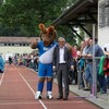 Bürgermeister Waldenberger bei dem TSG Hoffenheim Maskottchen