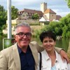 Christiane u. Klaus-Peter Waldenberger beim Bummeln über das Brückenfest 2015