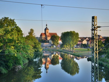 Werner Ohsam 24.6. Lauffener Idylle, Ortsausgang Lauffen Richtung Nordheim