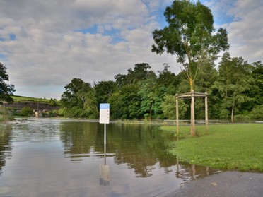 Werner - Ohsam - 26.7.- Leichtes Hochwasser - Kiesplatz