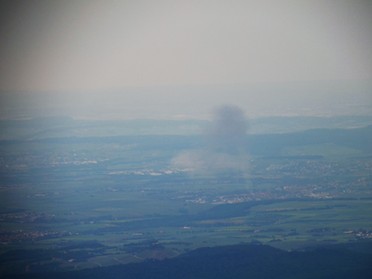 Werner Ohsam - 29.5. - Feuer in Lauffen - in der Luft über Schützingen