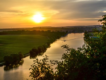 31.05.2018 - Werner Ohsam - Sonnenuntergang über dem Lauffener Neckar