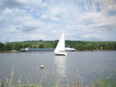 10.7.2018 - Andrea Piest - Segelschiff auf dem Neckar