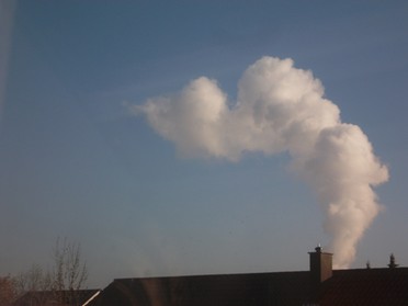 22.11.2018 - Andrea Piest - Eine Wolke von Neckarwestheim-Kernkraftwerk