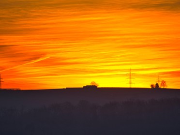 15.02.2019 - Ulrich Seidel - Landschaft kurz vor Sonnenaufgang