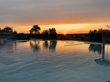 13.08.2019 - Monika Eberhard - Sonnenuntergang im Freibad