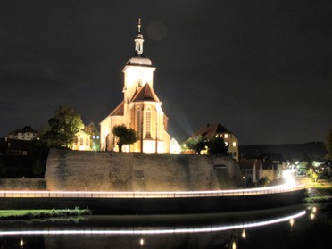 12.10.2019 - Sven Deiniger - Regiswindiskirche bei Nacht