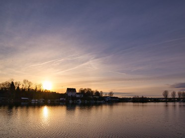 11.01.2020 - Ulrich Seidel - Bootshafen im Winter bei Sonnenuntergang