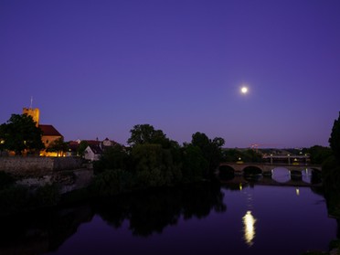 06.05.2020 - Ulrich Seidel - Rathausburg und alte Neckarbrücke bei Vollmond