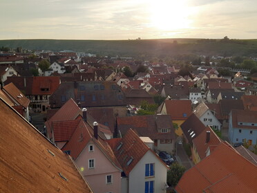 02.08.2020 - Alexandra Gauger-Mauk - Blick vom Turm der Regiswindiskirche