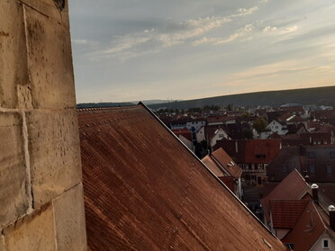 02.08.2020 - Alexandra Gauger-Mauk - Blick vom Turm der Regiswindiskirche