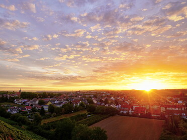 24.08.2020 - Ulrich Seidel - Sonnenaufgang über Lauffen a.N.