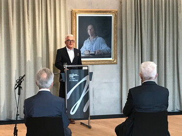 Begrüßung Ministerpräsident Kretschmann und Ehrenbürger Heinz-Dieter Schunk