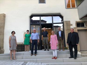 Verwaltungsspitze der Stadt Heilbronn besichtigt das Hölderlinhaus