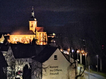 24.12.2020 - Wendelin Wolf - Nächtlicher Blick an Heiligabend