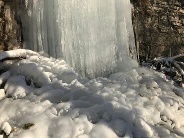 14.02.2021 - Gudrun Cremer - Eiszapfen am Lauffener Prallhang