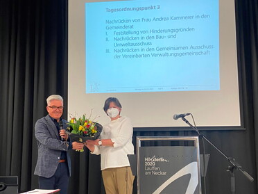 24.03.2021 - Einsetzung Stadträtin Andrea Kammerer