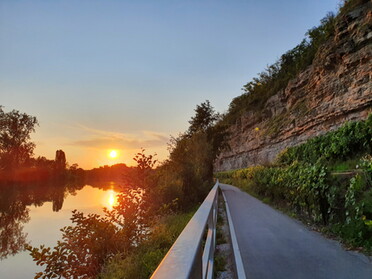 21.07.2021 - Hannah Lorenz - Sonnenuntergang am Neckartalradweg