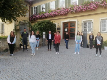 Vorstellung der neuen Auszubildenden am 29.09.2021
