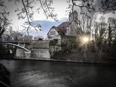 11.03.2021 - Werner Ohsam - Sonnenuntergang am Rathaus