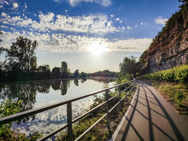 10.06.2022 - Werner Ohsam - Abendstimmung am Neckartalradweg