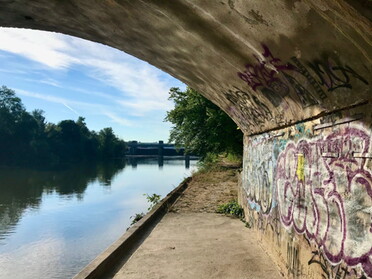 14.08.2022 - Annette Hägele - Unter der alten Neckarbrücke