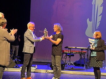30.10.2022 - Götz Schwarzkopf erhält den 1. Kulturpreis der Stadt Lauffen a.N. in der Partnerstadt La Ferté-Bernard