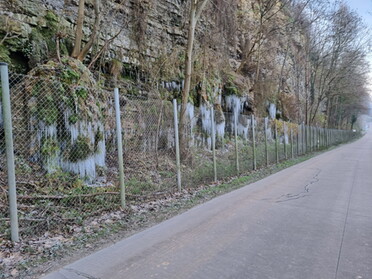 13.12.2022 - Volker Gruber - Winterbild am Radweg am Zementwerk