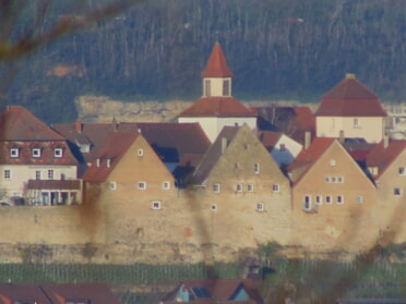 29.01.2023 - Bernhard Müller - Blick von Kirchheim aus auf die Stadtmauer