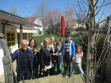 Spendenübergabe im Kindergarten Karlstraße