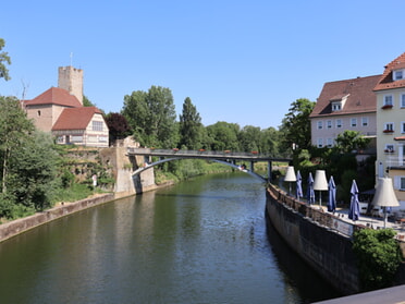 12.06.2023 - Stefan Hautzinger - Blick über den Neckar zum Rathaus