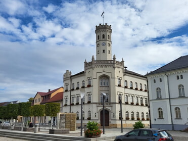 Das Meuselwitzer Rathaus (Foto: Bettina Keßler)