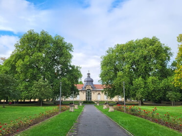 Blick auf die Orangerie (Foto: Bettina Keßler)